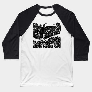 Runner in Nature Baseball T-Shirt